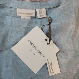 Cynthia Rowley Button Linen Top